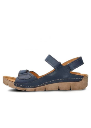 NAGABA NATURAALNAHAST naiste sandaalid sinised-KOHE LAOS VIIMASED-SUPER HIND - Image 6