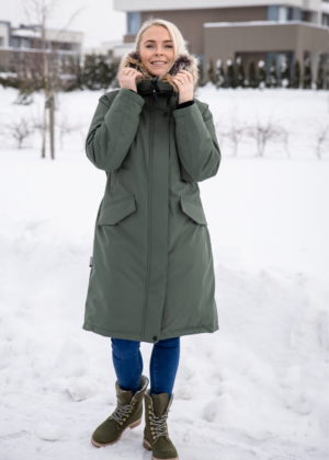 Lenne naiste talveparka Carmen metsaroheline(200 gr soojustusega)-super hind - Image 1