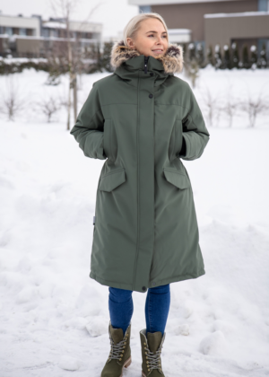 Lenne naiste talveparka Carmen metsaroheline(200 gr soojustusega)-super hind - Image 7