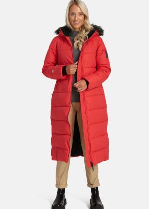 HUPPA  soe pikk talvemantel GUDRUN punane-KOHE LAOS VIIMANE 3XL(rind 140 cm)-SUPER HIND - Image 3