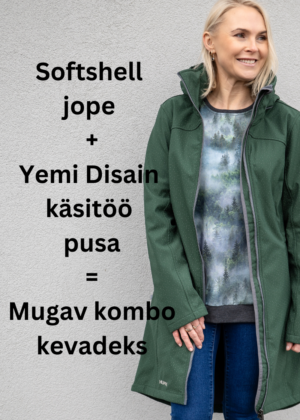 Stiilne tumehall pusa Udune Mets-Kohe laos M ja XXL-KLIENTIDE LEMMIK - Image 2