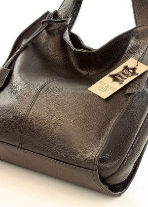 Marco Mazzini naturaalnahast must naiste käekott - Image 6