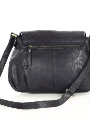 Marco Mazzini juodos natūralios odos moteriška rankinė - Image 10