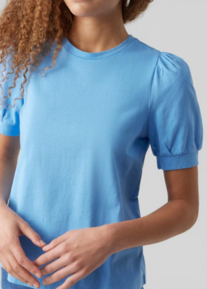 VERO MODA orgaanilisest puuvillast särk Kerry sinine-KOHE LAOS - Image 2