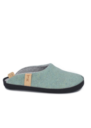 TOKU Brüssels Eesti käsitöö sussid helerohelised-KOHE LAOS