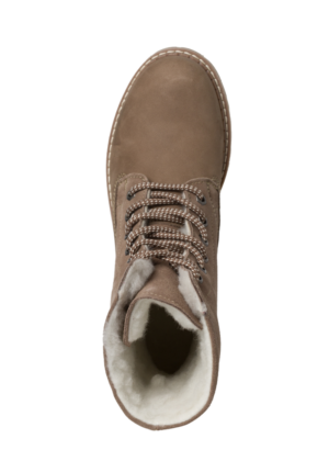 TAMARIS naturaalnahast  sooja lambavillase karvaga helepruunid naiste tanksaapad-KOHE LAOS-SUPER HIND - Image 3