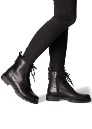 TAMARIS NATURAALNAHAST kõrvalt lukuga stiilsed mustad naiste tanksaapad-KOHE LAOS 38 ja 40(sobib ka numbrile 41)-HEA HIND - Image 3