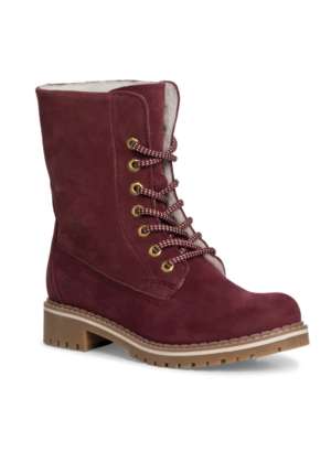 TAMARIS naturaalnahast  sooja lambavillase karvaga  bordoopunased naiste tanksaapad-KOHE LAOS-SUPER HIND - Image 6