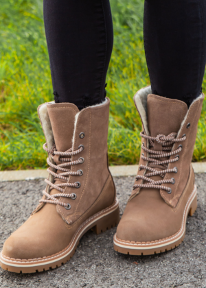 TAMARIS naturaalnahast  sooja lambavillase karvaga helepruunid naiste tanksaapad-KOHE LAOS-SUPER HIND - Image 5