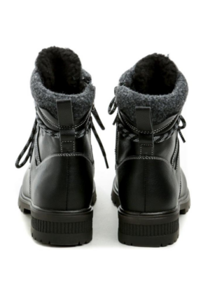 TAMARIS kõrvalt lukuga ja seest sooja karvaga mustad naiste poolsaapad-KOHE LAOS-SUPER HIND - Image 5