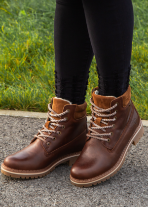 TAMARIS naturaalnahast sooja karvaga pruunid naiste poolsaapad-KOHE LAOS-HEA HIND - Image 2