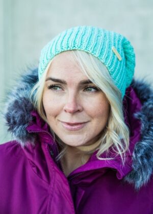 TIINA MÜTSID puuvillasest lõngast käsitöö müts mündiroheline-KOHE LAOS