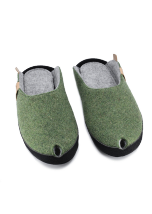 TOKU Brüssels Eesti käsitöö sussid sambla rohelised-KOHE LAOS - Image 3