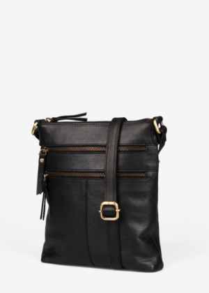 TREATS BAG juoda moteriška natūralios odos rankinė Alicia-NAUJIENOS-DABAR TURIME - Image 5