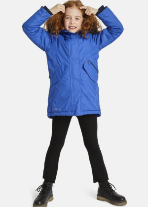 HUPPA tüdrukute talveparka Vivian sinine KUNSTKARVAGA 200 gr soojustusega-vihma ja tuulekindel-KOHE LAOS-SUPER HIND - Image 2