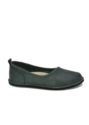 NATURAALSEST NAHAST Eestis käsitööna valminud Omaking vabaaja jalatsid  kuutsid tumerohelised-KOHE LAOS-HEA HIND - Image 5