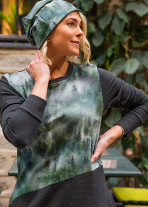 Stiilne tumehall taskutega pusakleit Udune Mets-Kohe laos suurus M(38-40) - Image 5