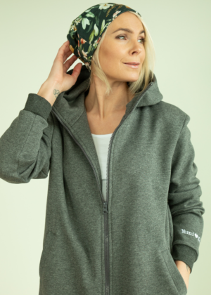 YEMI DISAIN tumehall kapuutsiga pusa-jakk -kohe laos XL - Image 4