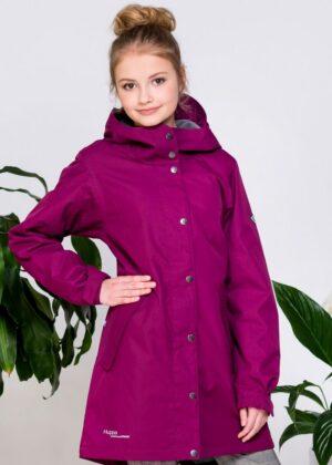HUPPA ploomililla tüdrukute vihma ja tuulekindel kevad-sügis parka 40 gr soojustusega-KOHE LAOS