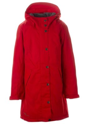 HUPPA punane tüdrukute vihma ja tuulekindel kevad-sügis parka 40 gr soojustusega-KOHE LAOS
