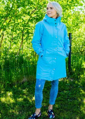 HUPPA vihma ja tuulekindel  helesinine 40 gr soojustusega naiste kevad-sügis parka -KOHE LAOS-HEA HIND