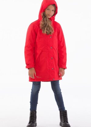 HUPPA tüdrukute sügis-talvine vihma ja tuulekindel (140 gr soojustusega) parka punane-KOHE LAOS - Image 1