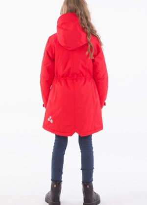 HUPPA tüdrukute sügis-talvine vihma ja tuulekindel (140 gr soojustusega) parka punane-KOHE LAOS - Image 2