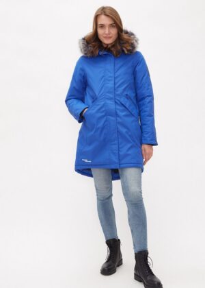 HUPPA vihma ja tuulekindel KUNSTKARVAGA soe naiste talveparka Vivian sinine-KOHE LAOS-SUPER HIND - Image 8