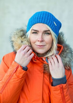 TIINA MÜTSID puuvillasest lõngast käsitöö müts petroolsinine - Image 1