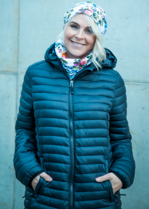 TUXER  poolpikk tepitud mustriga naiste kevad-sügis jope must-KOHE LAOS VIIMASED-SUPER HIND - Image 2