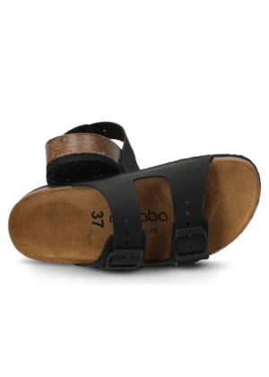 NAGABA Vegan nahast naiste suveplätud mustad-kohe laos suurused 38-HEA HIND-KIIRE TARNE - Image 2