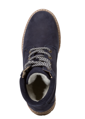 Tamaris naturaalnahast  sooja naturaalse lambavilla voodriga tumesinised naiste poolsaapad-kohe laos-super hind - Image 9