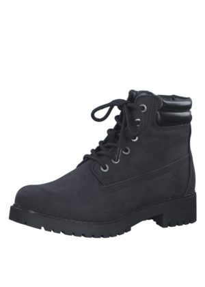 TAMARIS naturaalnahast sooja karvaga mustad naiste poolsaapad-KOHE LAOS-SUPER HIND - Image 3