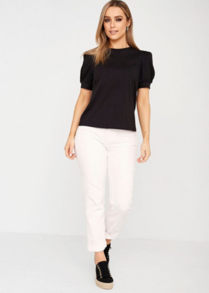 VERO MODA orgaanilisest puuvillast särk Kerry must -KOHE LAOS - Image 5