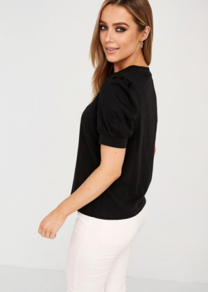 VERO MODA orgaanilisest puuvillast särk Kerry must -KOHE LAOS - Image 6