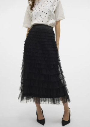 VERO MODA tüllseelik Naja must-UUDIS-KOHE LAOS - Image 2