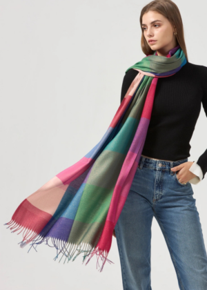 Efektne värvikas  naiste sall -KOHE LAOS