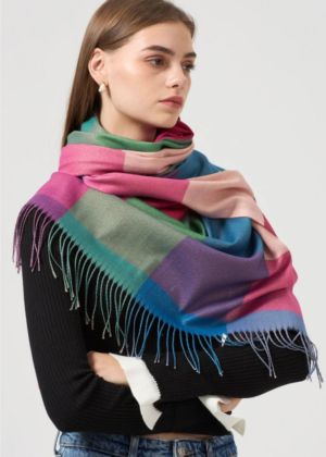 Efektne värvikas  naiste sall -KOHE LAOS - Image 4