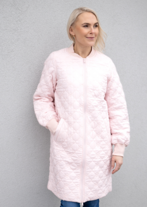 VERO MODA tepitud mustriga roosa naiste kevad-sügis jope Mallie -KOHE LAOS - Image 3