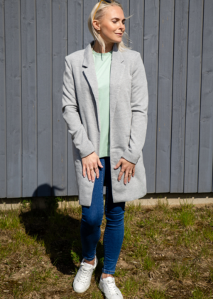 VERO MODA hall pehmest kangast pintsak-jakk Verina-kohe laos viimane M - Image 4