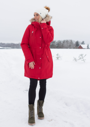 Huppa fliisvooodri ja naturaalse karvaga valge naiste sügis-talvine müts Ash-KOHE LAOS - Image 4