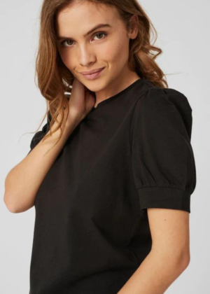 VERO MODA orgaanilisest puuvillast särk Kerry must -KOHE LAOS - Image 1