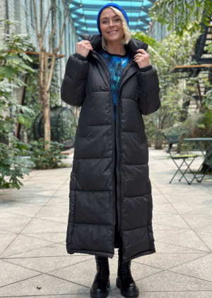 Stiilne must taskutega pusakleit Talvine Mets- UUDIS-tellimisel - Image 2