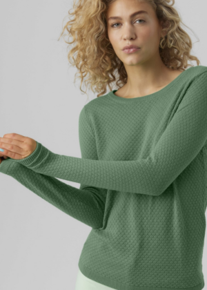 VERO MODA mahe roheline 100% PUUVILLASEST LÕNGAST naiste dšemper Care-KOHE LAOS-UUDIS - Image 4