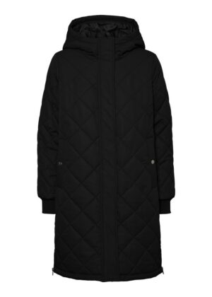 VERO MODA tepitud mustriga must naiste kevad-sügis jope Louise-KOHE LAOS VIIMASED XS-suuruses(sobib ka S-suurusele)-SUPER HIND - Image 4