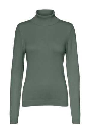 VERO MODA kõrge kaelusega naiste kampsun Glory mahe roheline-KOHE LAOS