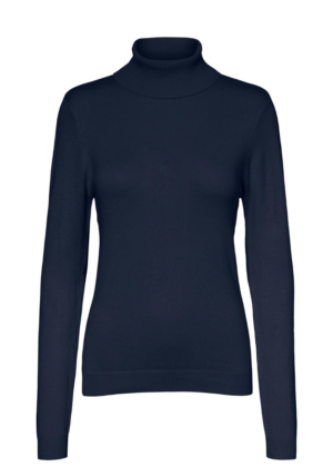 VERO MODA kõrge kaelusega naiste kampsun Glory tumesinine-KOHE LAOS