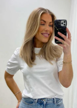 VERO MODA orgaanilisest puuvillast särk Kerry valge-KOHE LAOS - Image 2