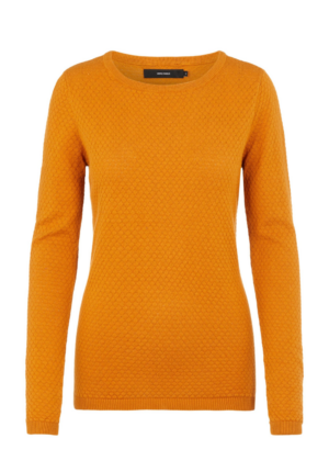 VERO MODA tume kollane  puuvillasest lõngast naiste dšemper Care-KOHE LAOS-HEA HIND-100% puuvill