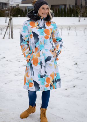 HUPPA pikem mustriline naiste talveparka Vienna-kohe laos  viimased - Image 2